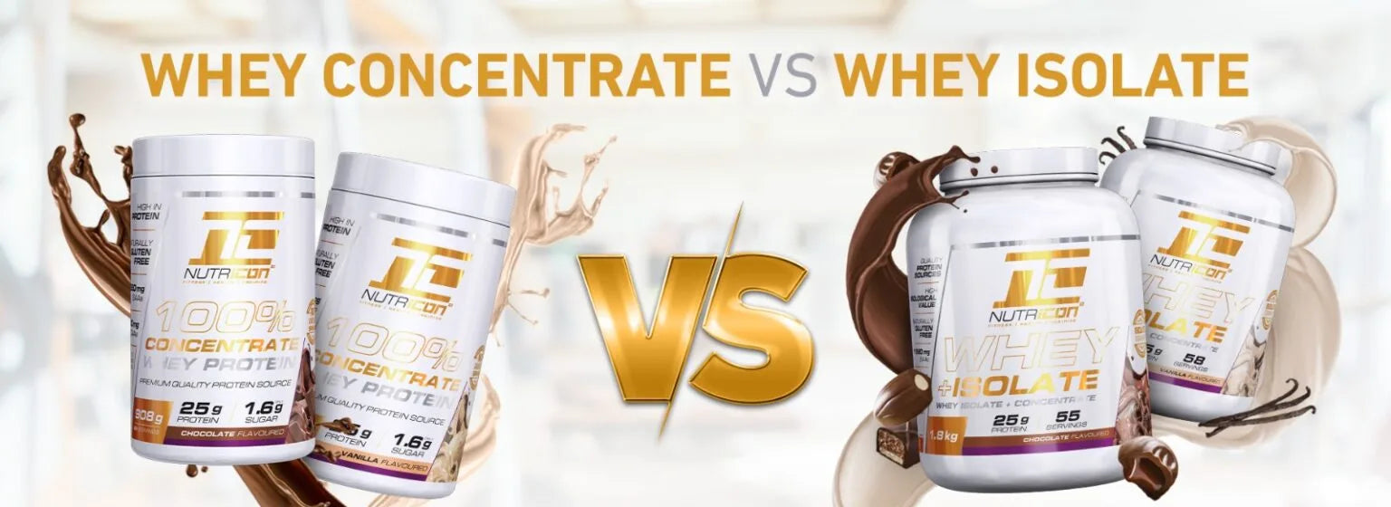 Whey Protein Concentrate vs. Whey Protein Isolate: Understanding the Key Differences