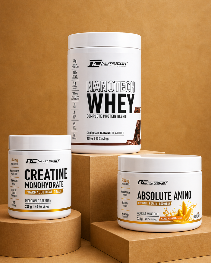 Elite Training Bundle - Whey, Creatine, Amino's