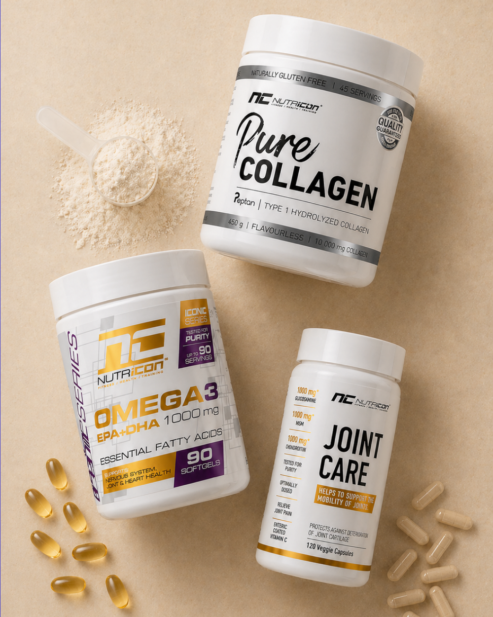 Pure Wellness Bundle - Collagen, Omega 3's & Joint Care