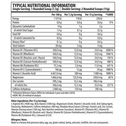 NutriCon Boost: Energy and Performance Enhancer