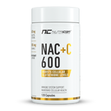 NutriCon NAC+C600 capsules 120s tub – front