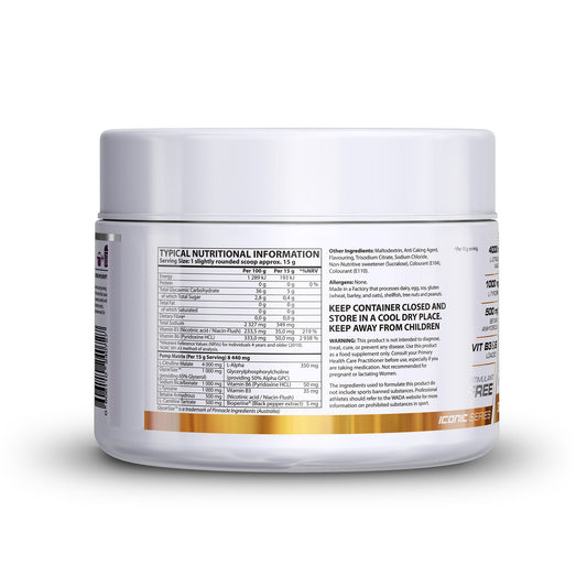 NutriCon Blown Non-Stim Pump Pre Workout Powder