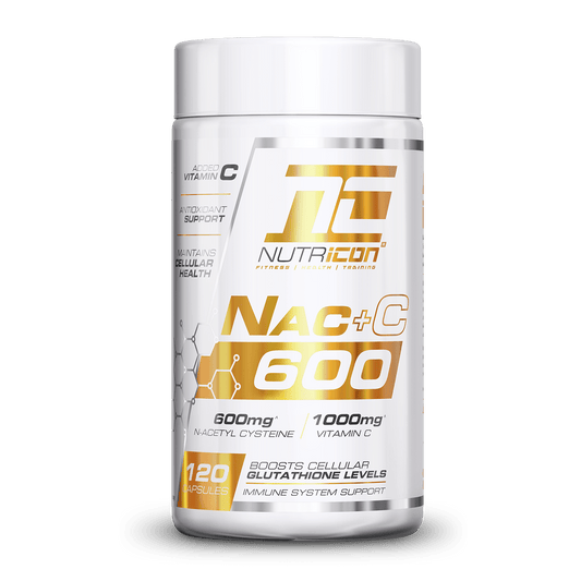 NutriCon NAC+C600 Amino Acid Capsules