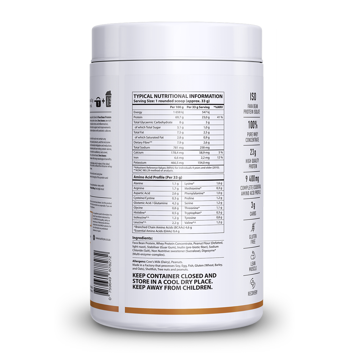 NutriCon NanoTech Whey Protein Powder Shake