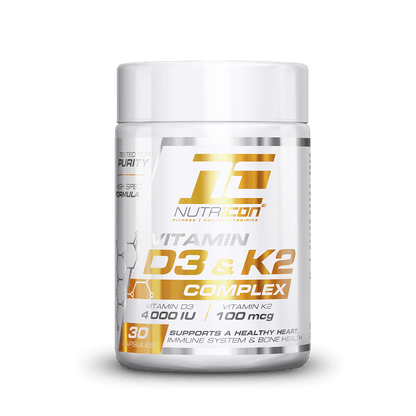 NutriCon Vitamin D3+K2 Complex Capsules