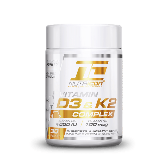 NutriCon Vitamin D3+K2 Complex Capsules