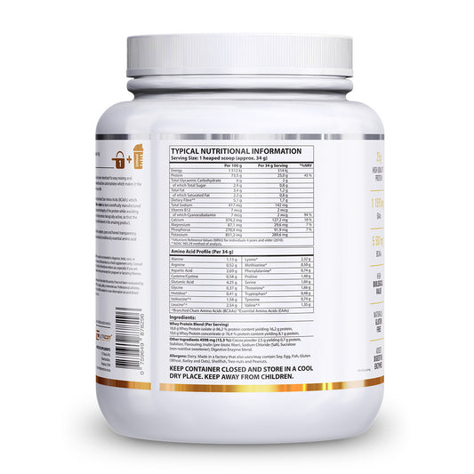 NutriCon Whey+Isolate Protein Powder Shake